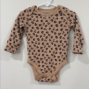 Old Navy leopard print onesie
